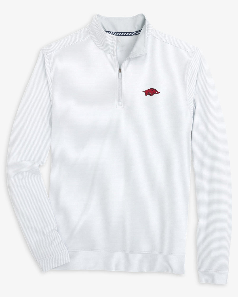 Arkansas Razorbacks Cruiser Micro-Stripe Heather Quarter Zip