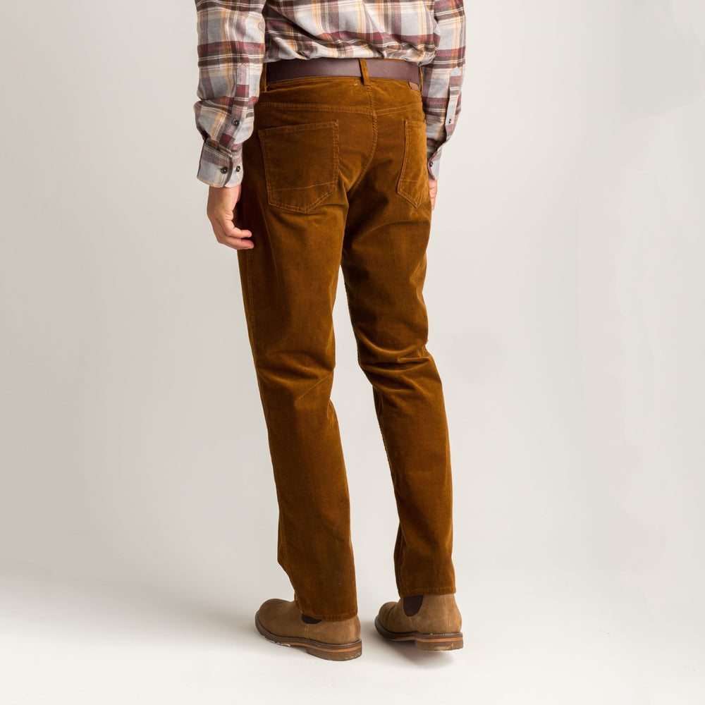 The Back view of the Duck Head 1865 Five-Pocket Corduroy by Duck Head - Corduroy