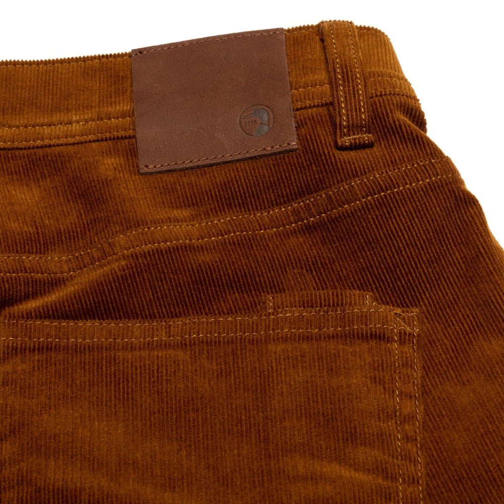 The Folded Detail Back Pocket view of the Duck Head 1865 Five-Pocket Corduroy by Duck Head - Corduroy