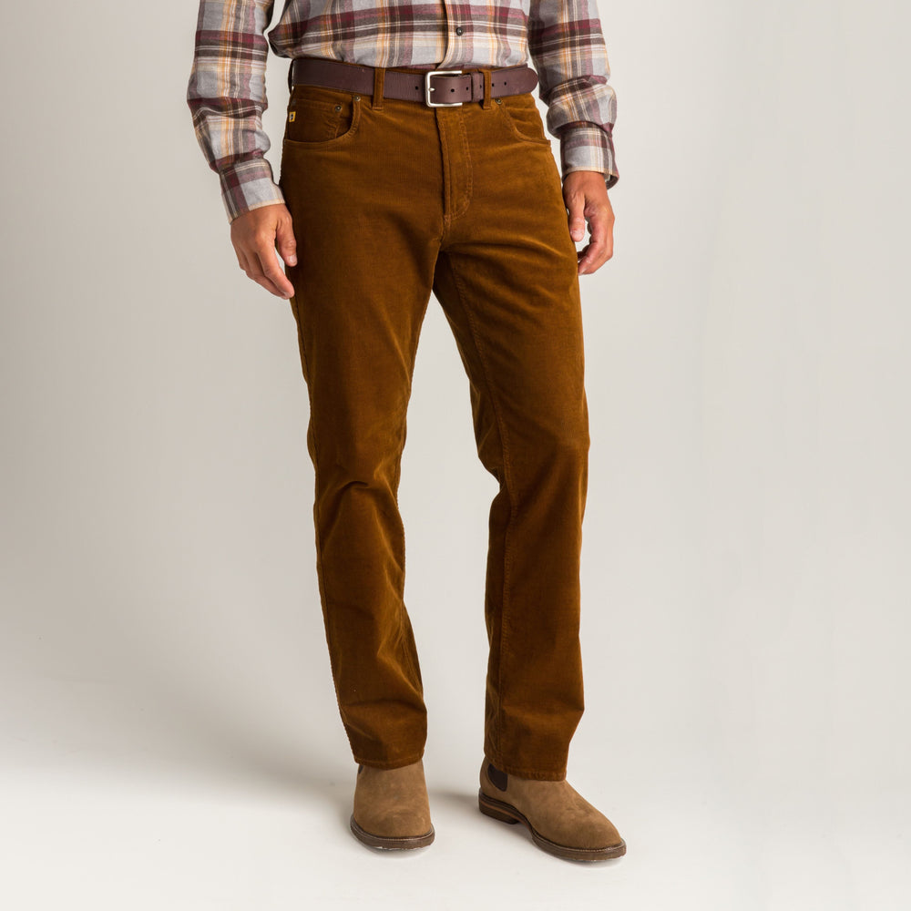 The Front view of the Duck Head 1865 Five-Pocket Corduroy by Duck Head - Corduroy
