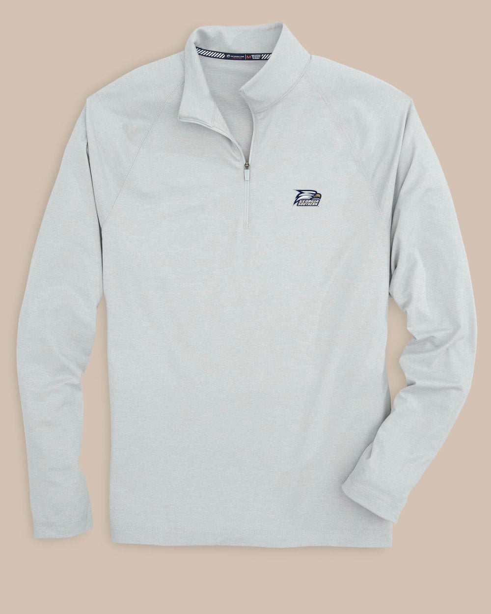 Georgia Southern Eagles Lightweight Quarter Zip Pullover C_Outerwear Southern Tide Slate Grey S 