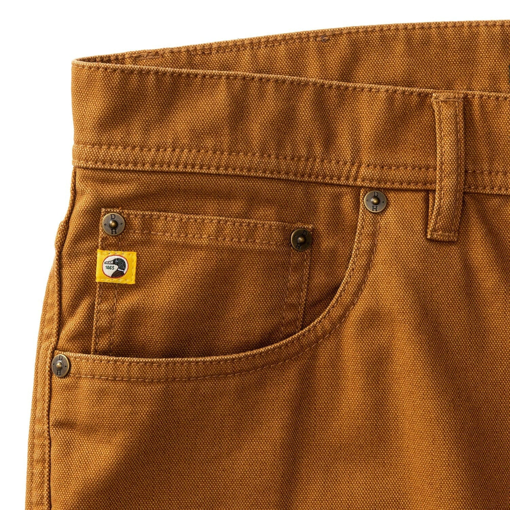 Field Canvas Five-Pocket - Dark Amber Pants Duck Head 