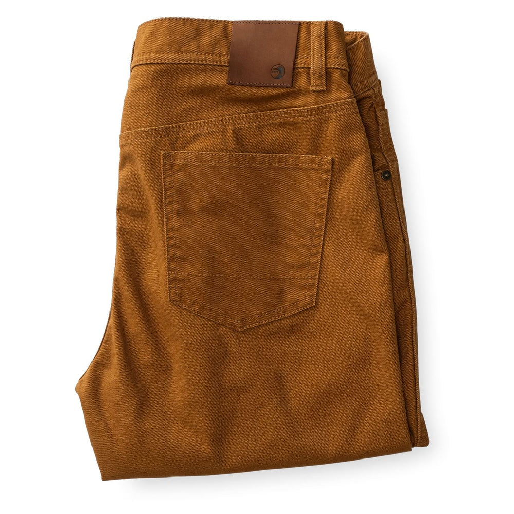 Field Canvas Five-Pocket - Dark Amber Pants Duck Head 30 30 