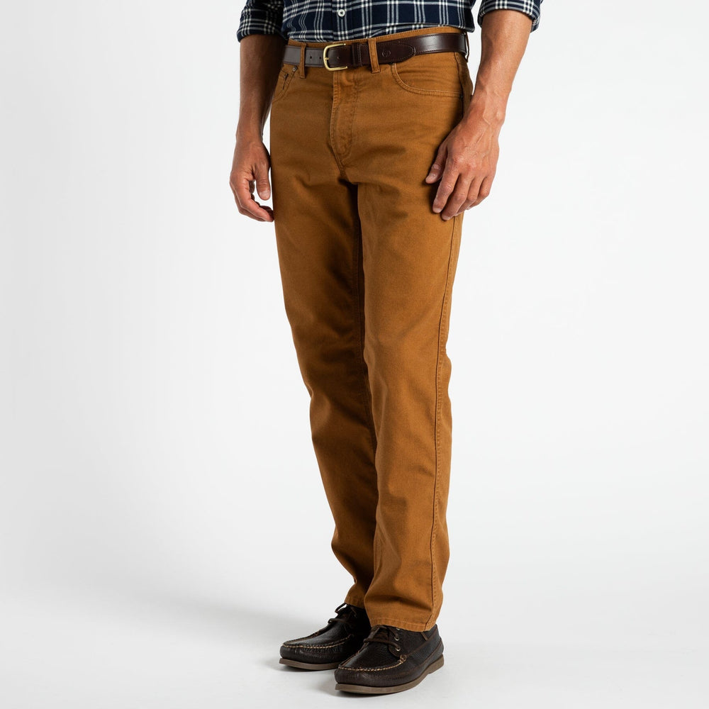 Field Canvas Five-Pocket - Dark Amber Pants Duck Head 