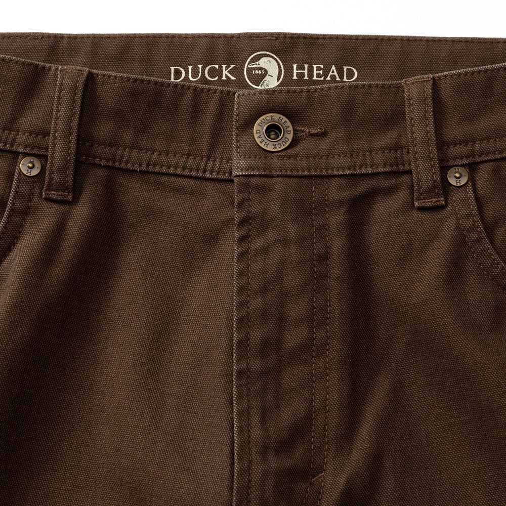 Field Canvas Five-Pocket - Dark Brown Chino Duck Head 