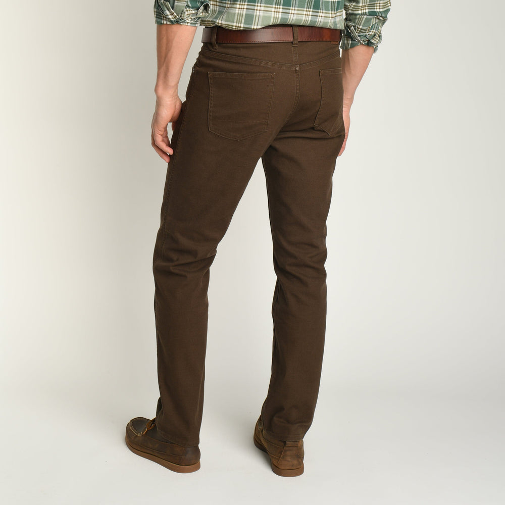Field Canvas Five-Pocket - Dark Brown Chino Duck Head 