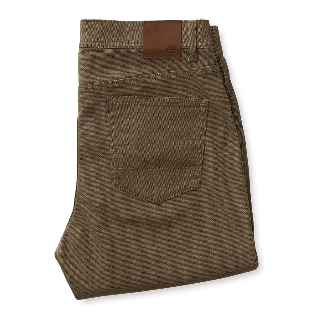 Field Canvas Five-Pocket - Dark Olive Chino Duck Head 28 30 