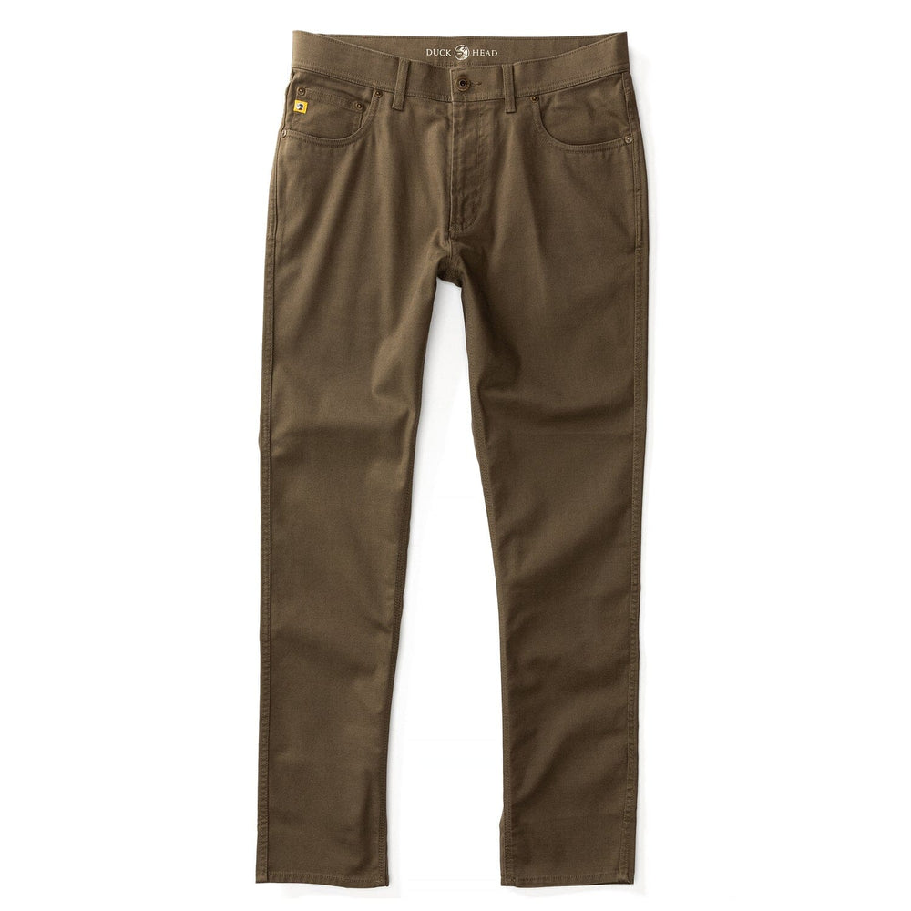 Field Canvas Five-Pocket - Dark Olive Chino Duck Head 