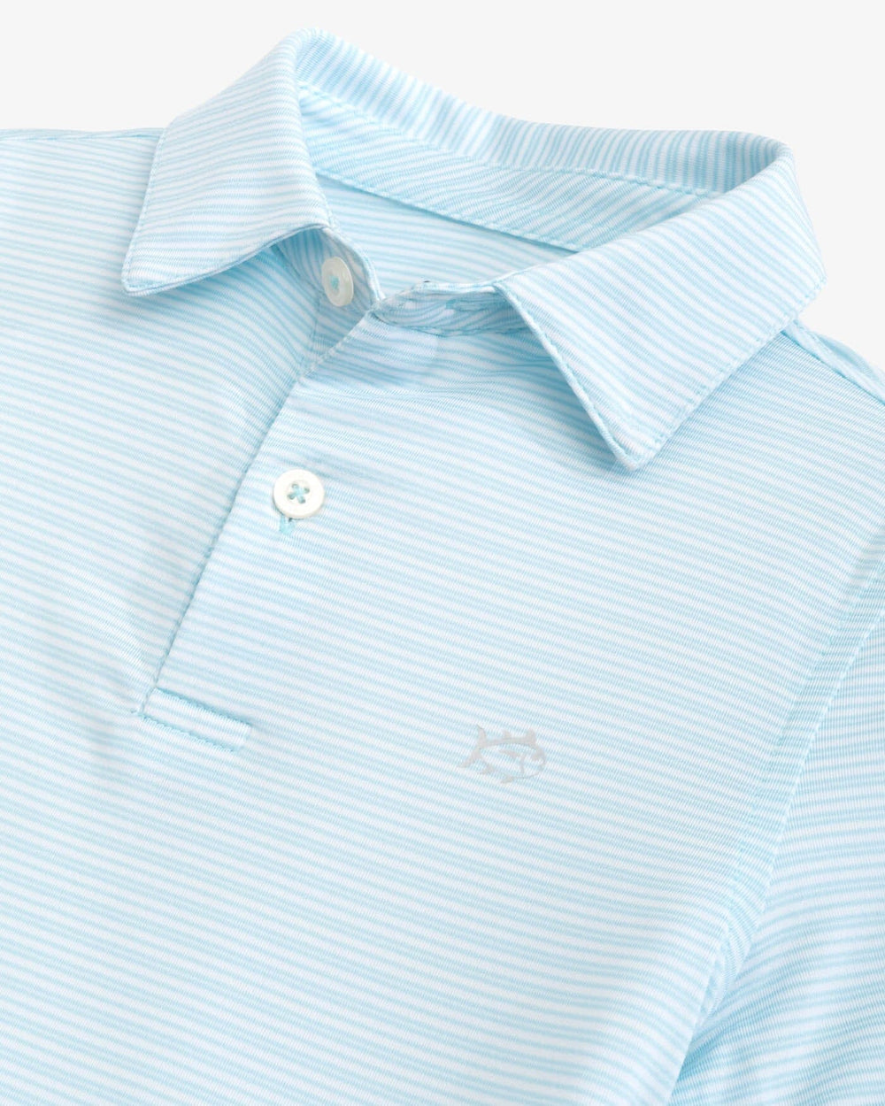Boys Driver Camden Stripe Performance Polo