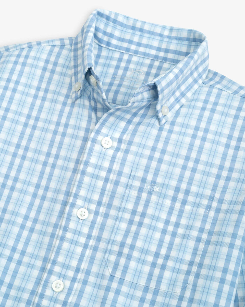 Boys Haywood Plaid Intercoastal Long Sleeve Sport Shirt