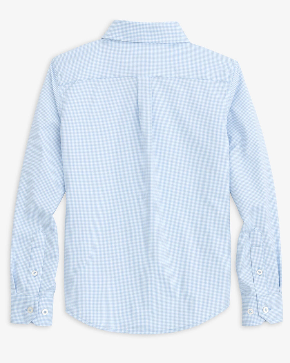 Boys Mini Gingham Intercoastal Button Down Shirt