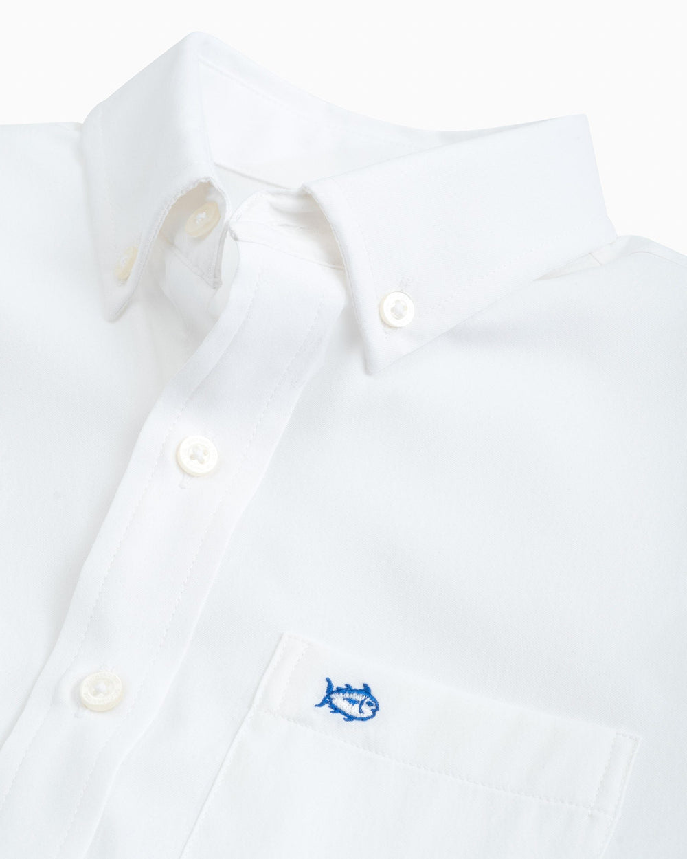 Boys Solid Intercoastal Button Down Shirt