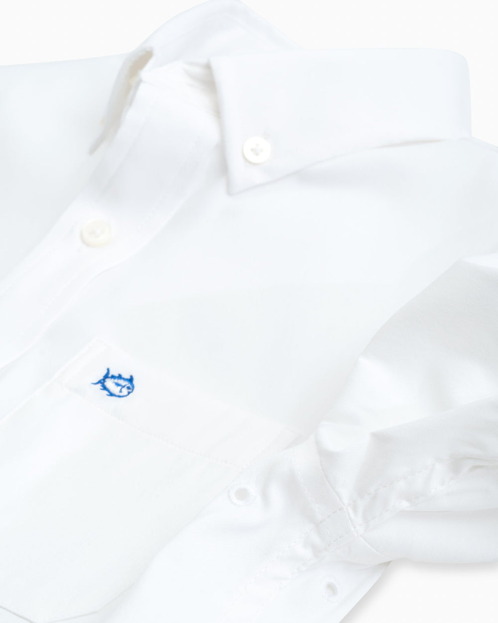 Boys Solid Intercoastal Button Down Shirt
