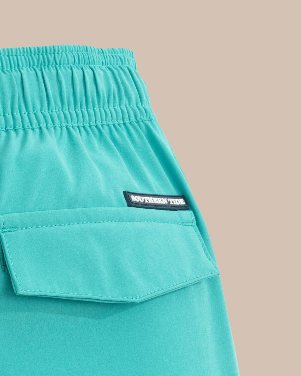 The detail view of the Southern Tide Boys Solid Swim Truck 2 0 by Southern Tide - Tidal Wave