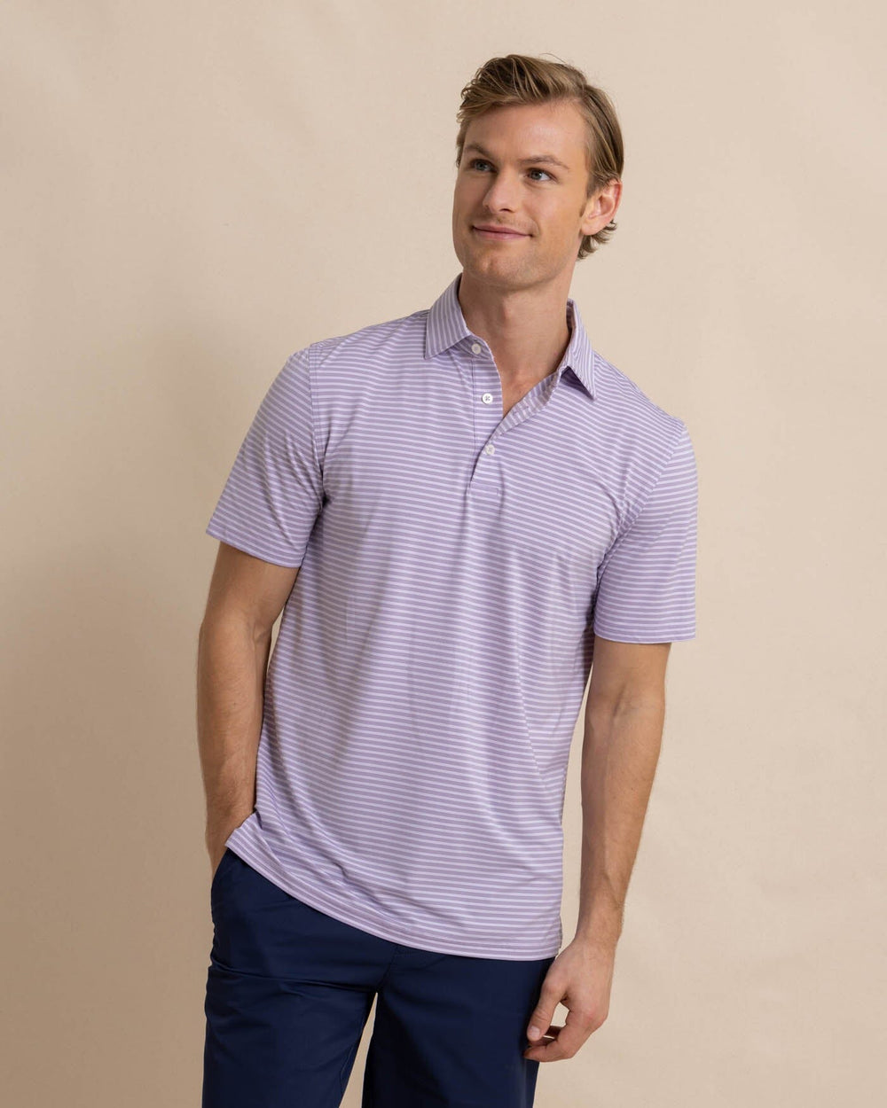 brrr°-eeze Beattie Stripe Performance Polo