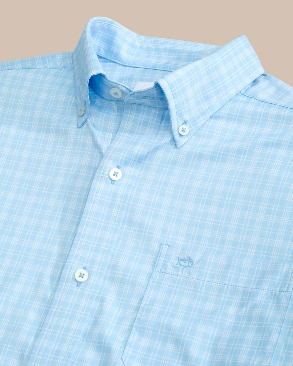 brrr° Intercoastal Pettigru Plaid Long Sleeve Sport Shirt M_Sportshirts Southern Tide 