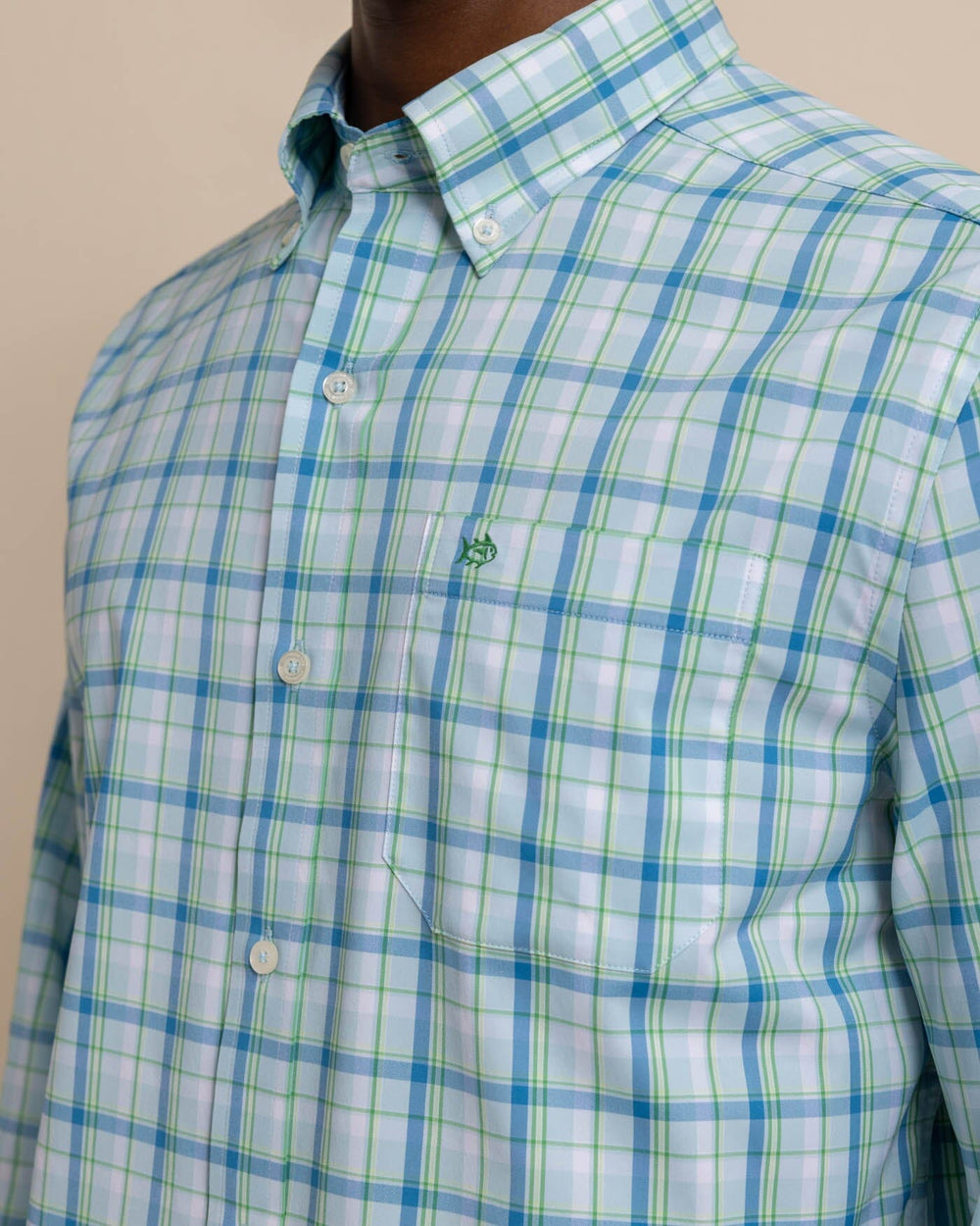 brrr°® Whalehead Plaid Intercoastal Sport Shirt
