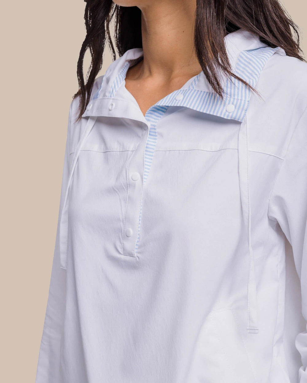 Calie Pop Placket Popover W_OUTERWEAR Southern Tide 