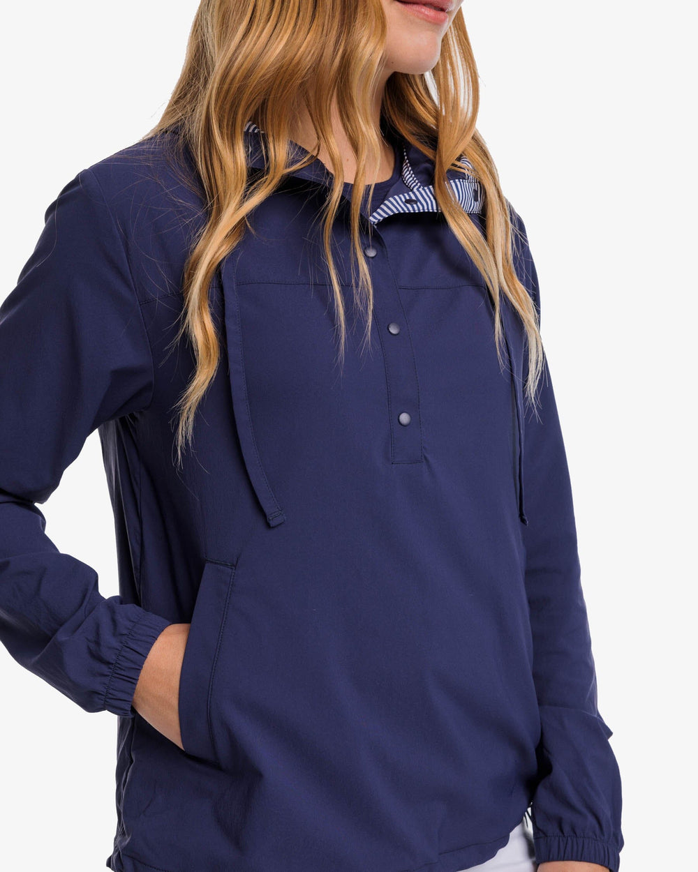 Calie Pop Placket Popover W_OUTERWEAR Southern Tide 