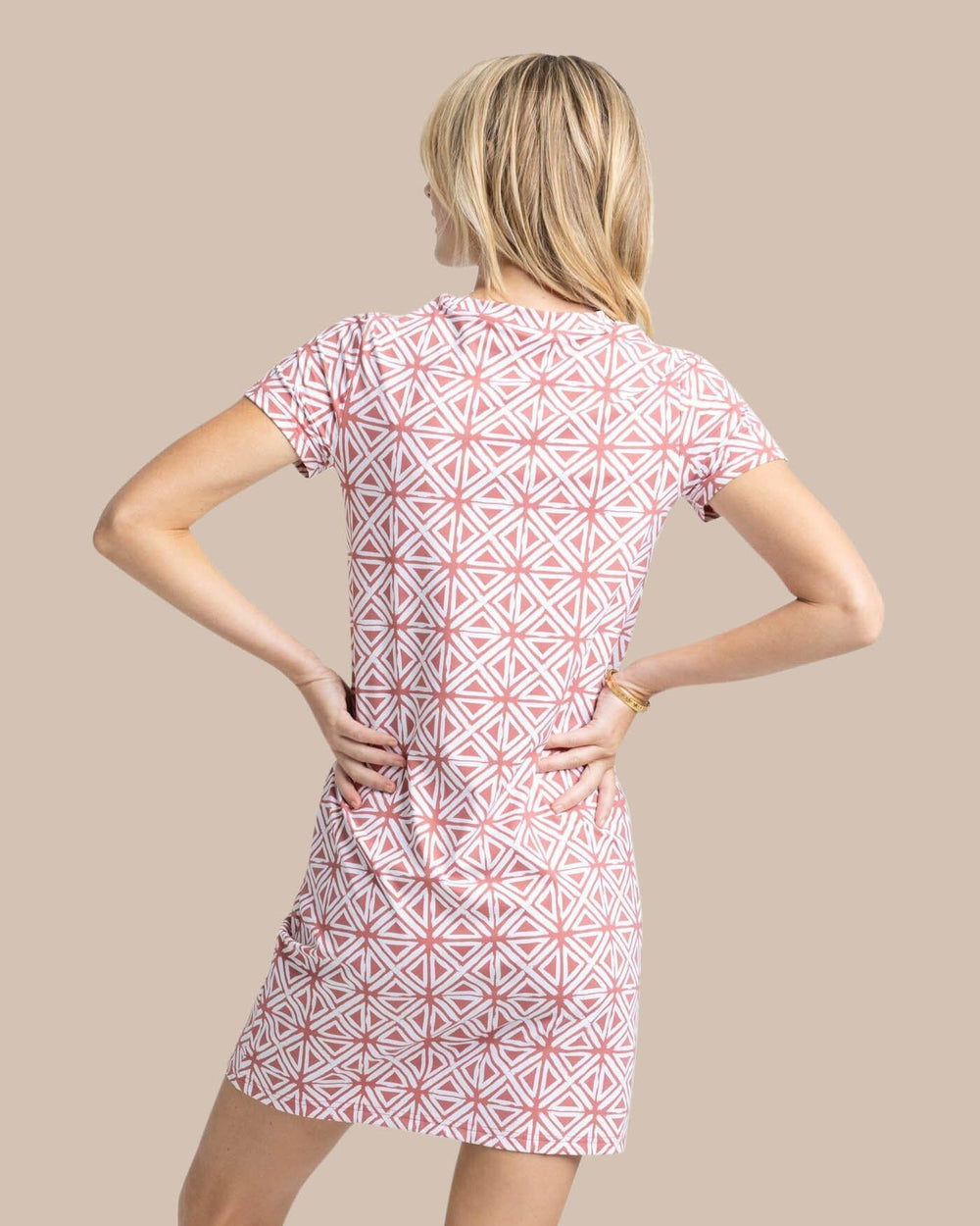 Chanelle Painted Geo Performance Dress