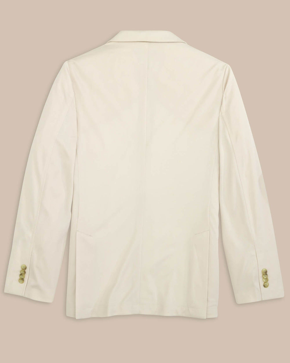 The back view of the Southern Tide Charleston Navy Blazer by Southern Tide - Perfectly Pale Khaki