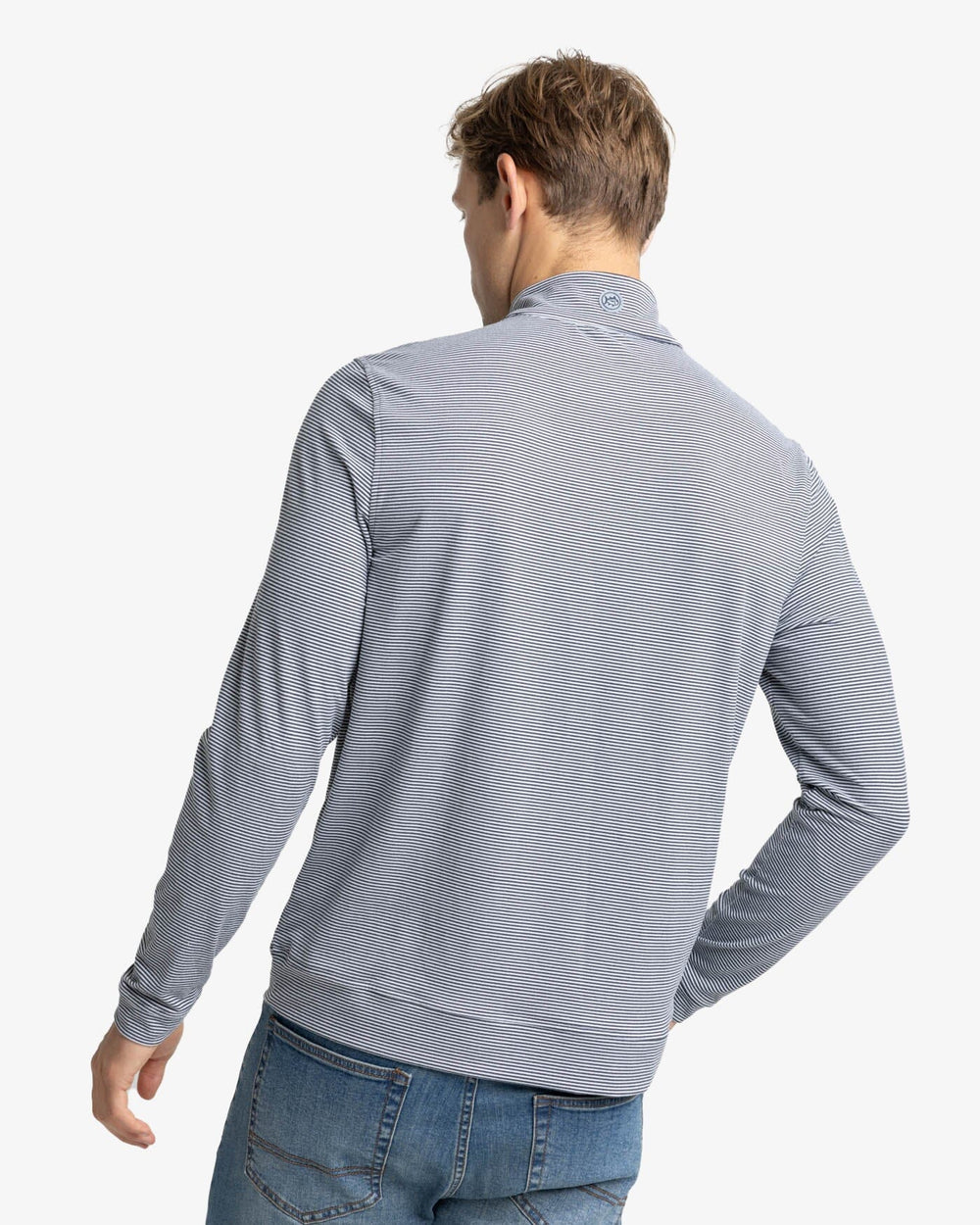 Cruiser Micro-Stripe Heather Quarter Zip