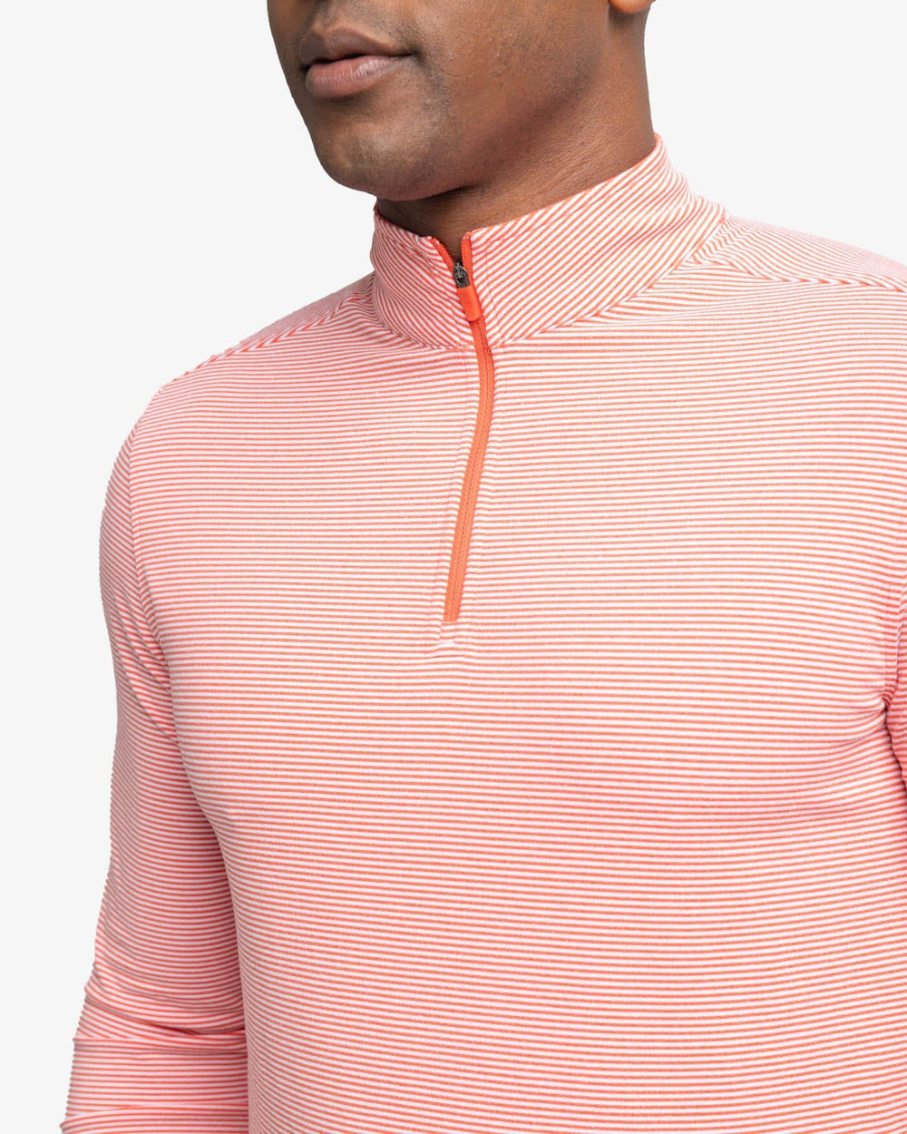 Cruiser Micro-Stripe Heather Quarter Zip