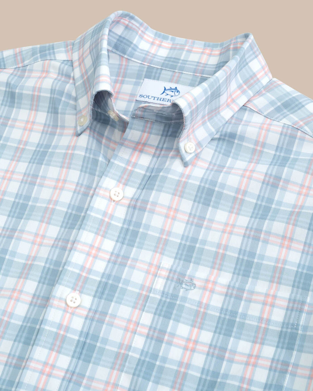 Intercoastal West End Plaid Long Sleeve Sport Shirt M_Sportshirts Southern Tide 