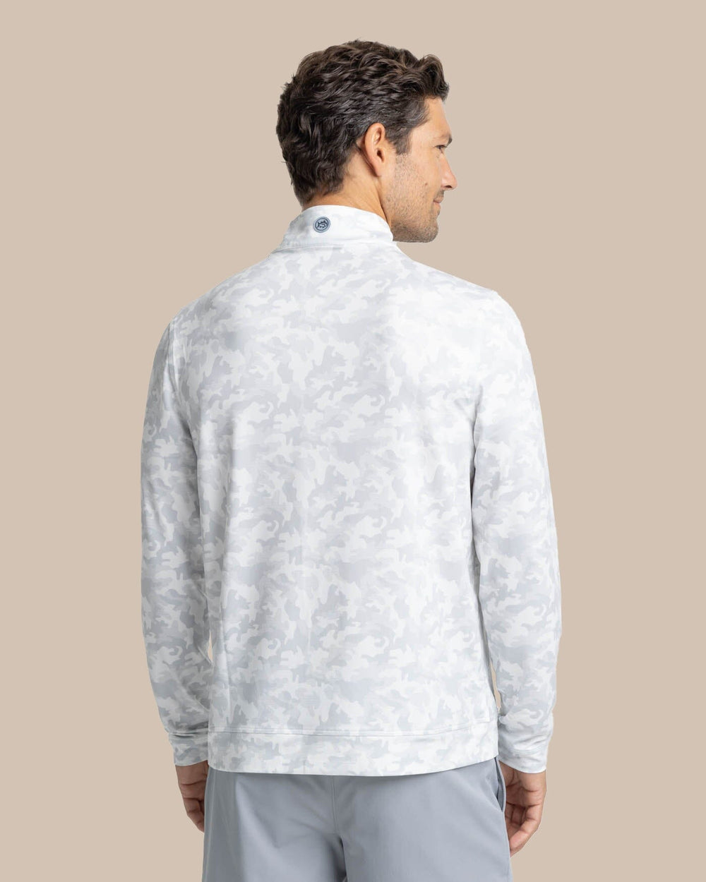 Island Camo Print Cruiser Quarter Zip M_Pullover Southern Tide 