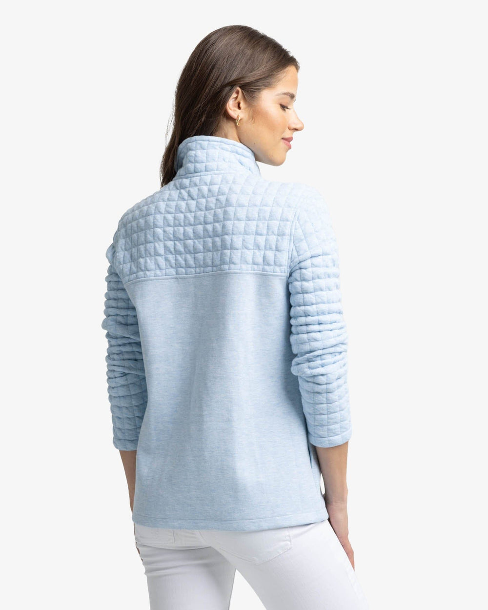 Kelsea Quilted Heather Pullover
