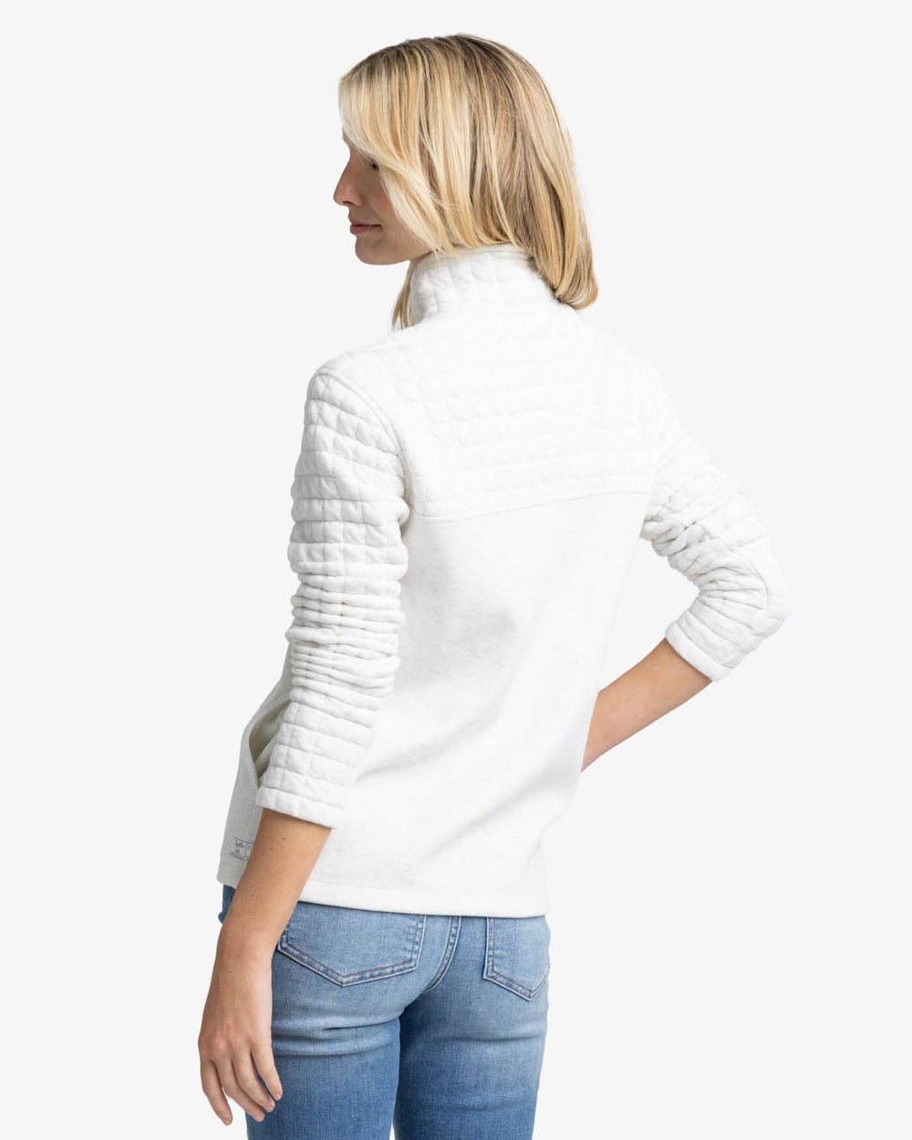 Kelsea Quilted Heather Pullover