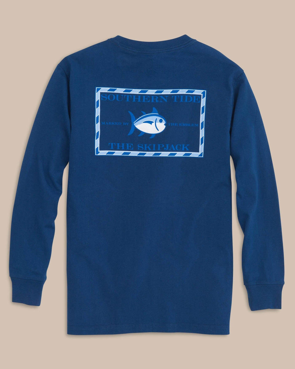 Kids Long Sleeve Original Skipjack T-shirt Y_T-Shirts Southern Tide 