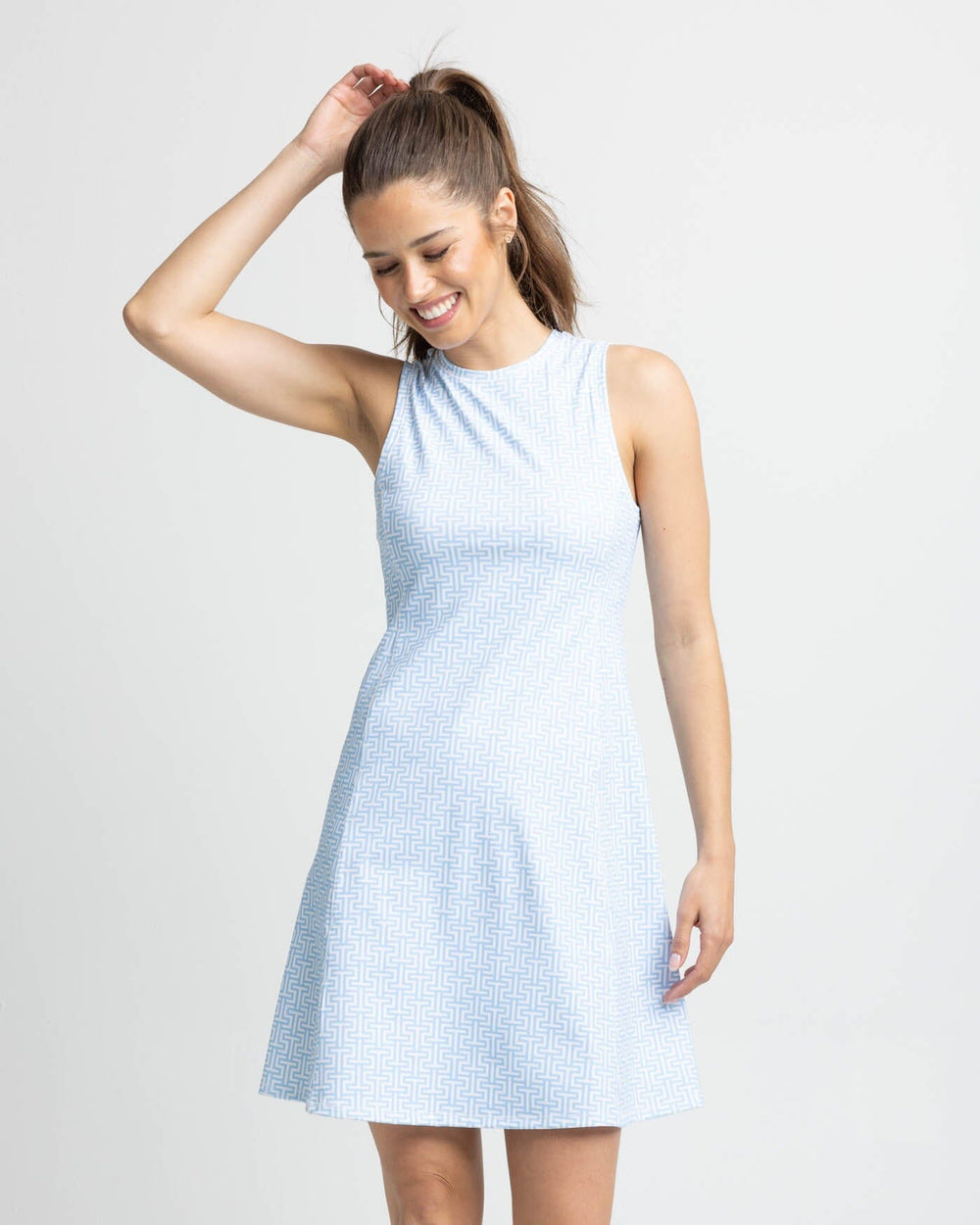 Lyllee Printed Performance Dress