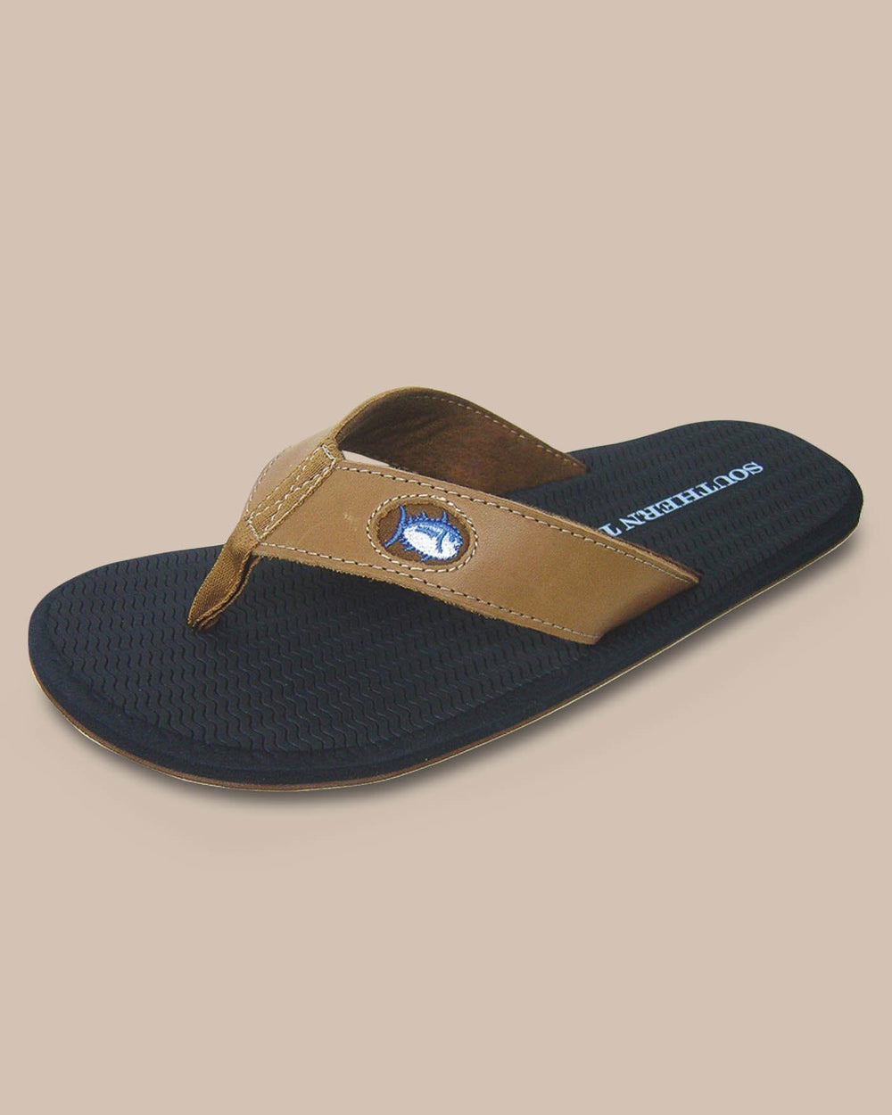 The top view of the Mens Dock Flipjacks by Southern Tide - Dock