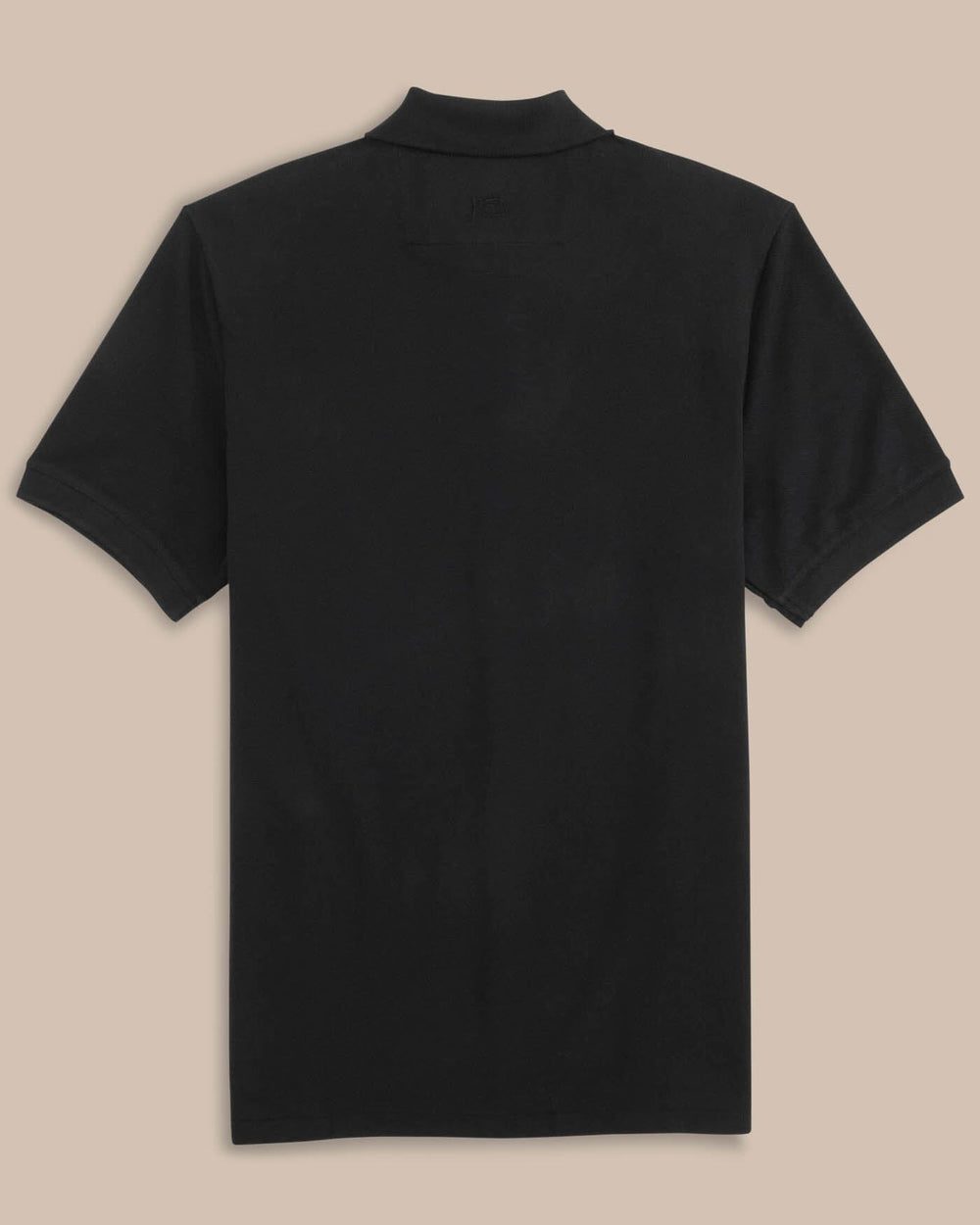 The back of the Alabama Crimson Tide Skipjack Polo Shirt by Southern Tide - Black