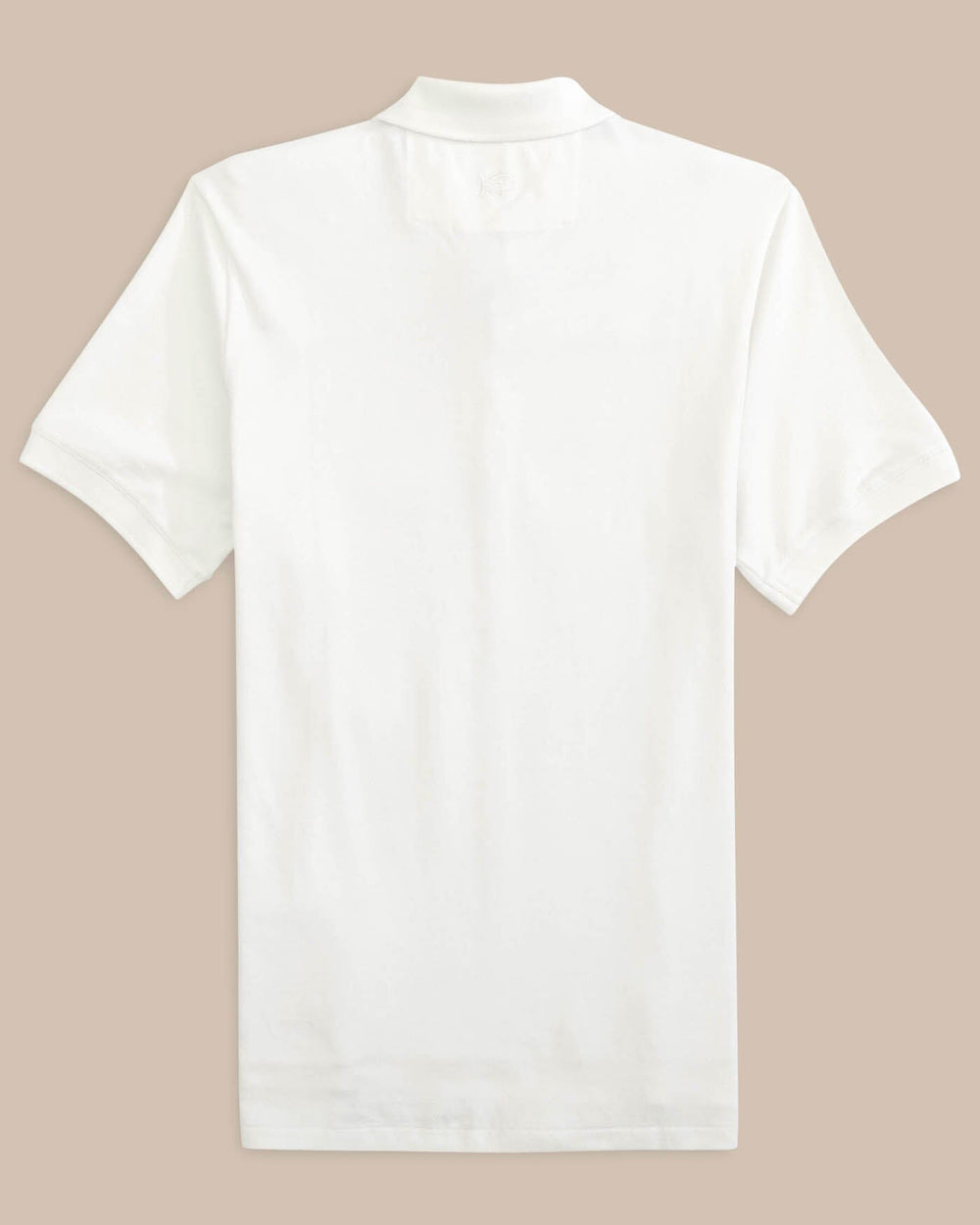 The back view of the Auburn Tigers Skipjack Polo by Southern Tide - Classic White