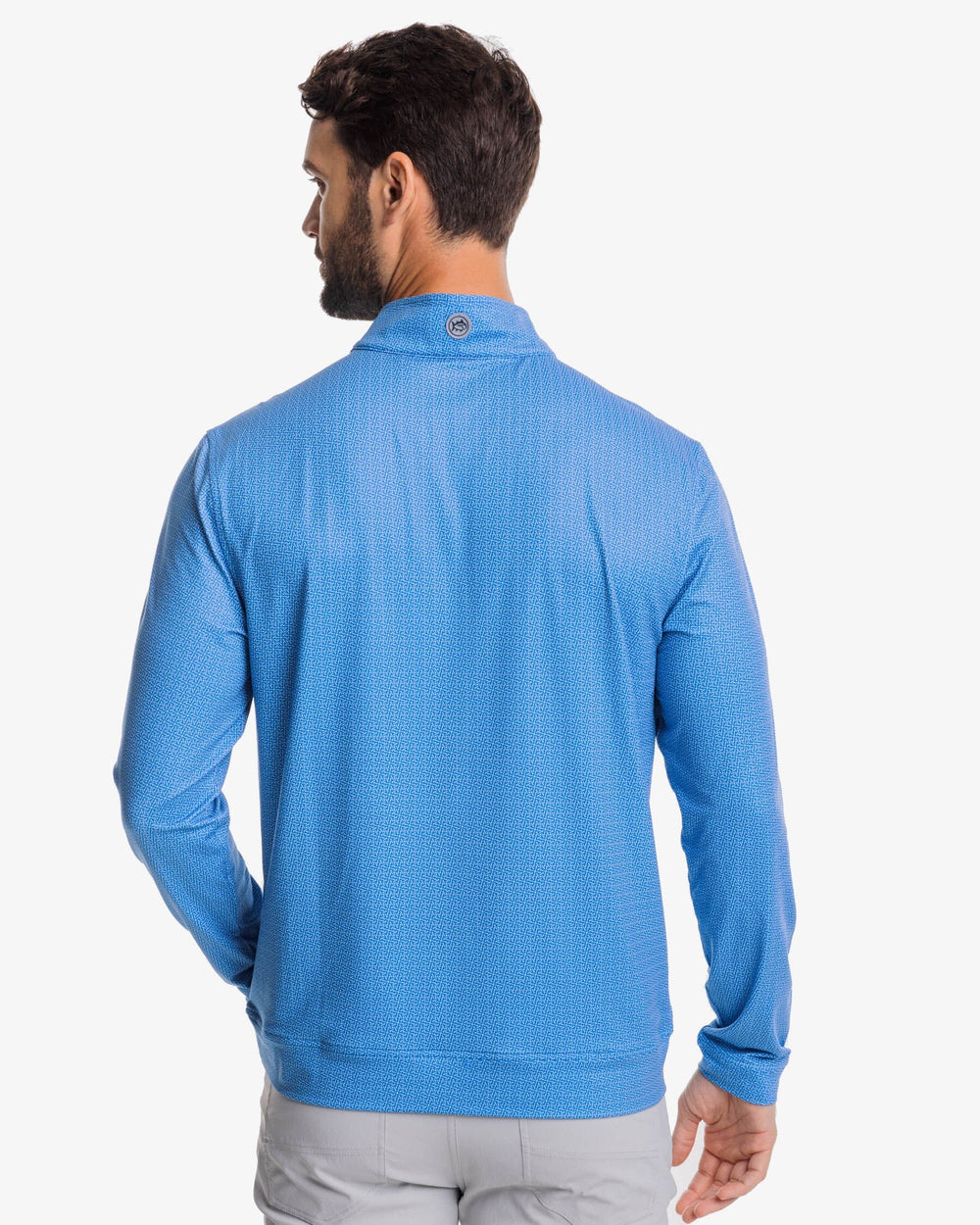Pine Ridge Print Cruiser Quarter Zip Pullover M_Pullover Southern Tide 