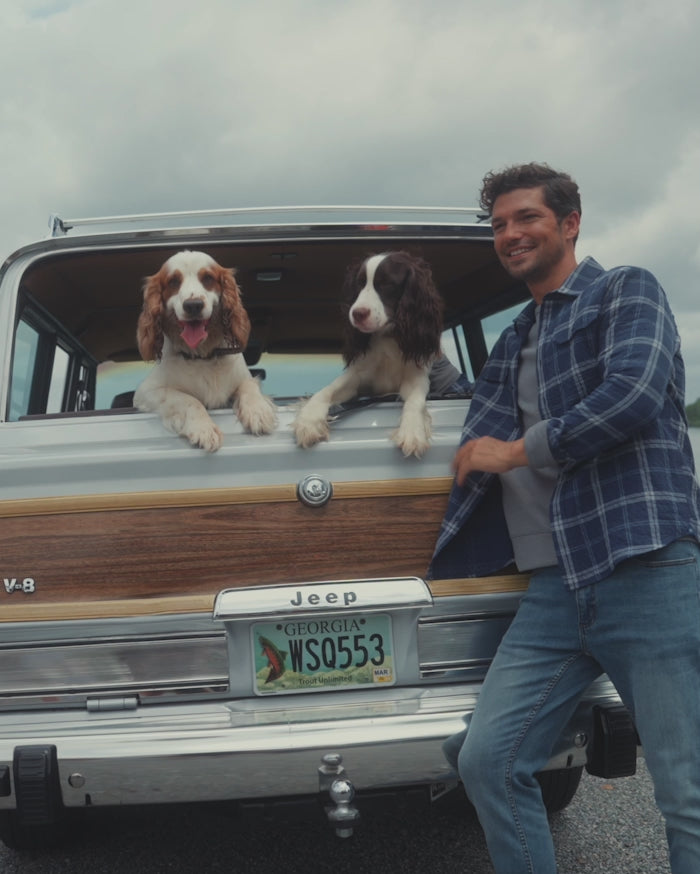 The video of the Southern Tide Lockley Heather Interlock Crew by Southern Tide - Heather Shadow Grey