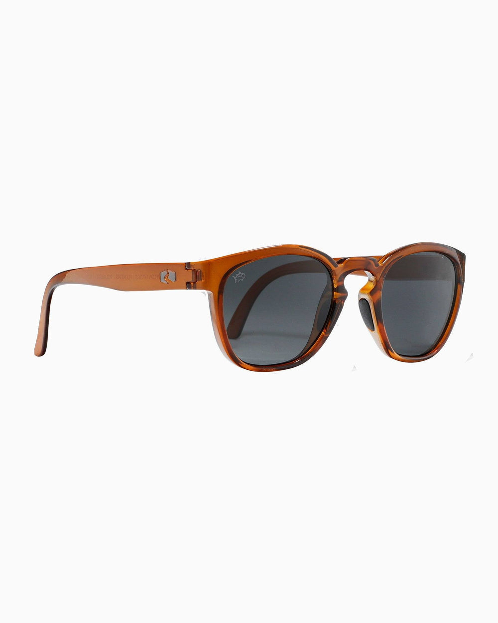 The side of the Rheos Seabrooks Sunglasses by Southern Tide - Sandbar Gunmetal