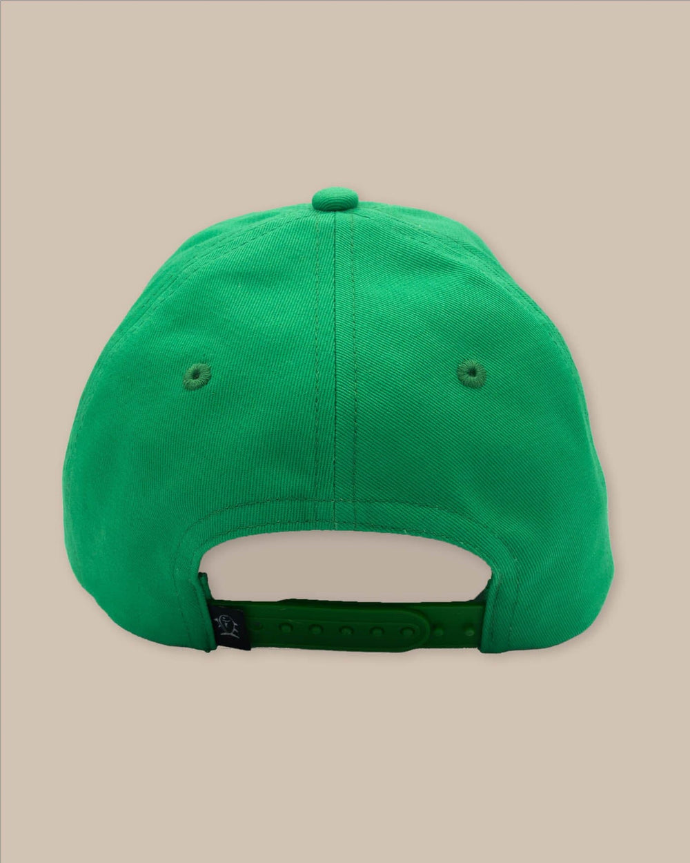 The back view of the Southern Tide Rising Tide Trucker Hat by Southern Tide - Lawn Green