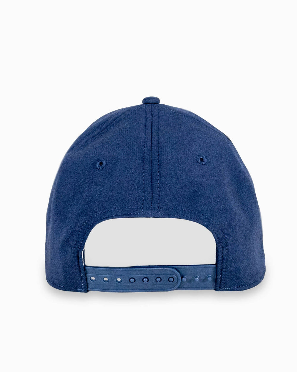 The back view of the Southern Tide Rockets Red Glare Performance Hat by Southern Tide - Navy
