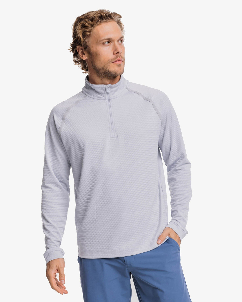 Scuttle Heather Performance Quarter Zip