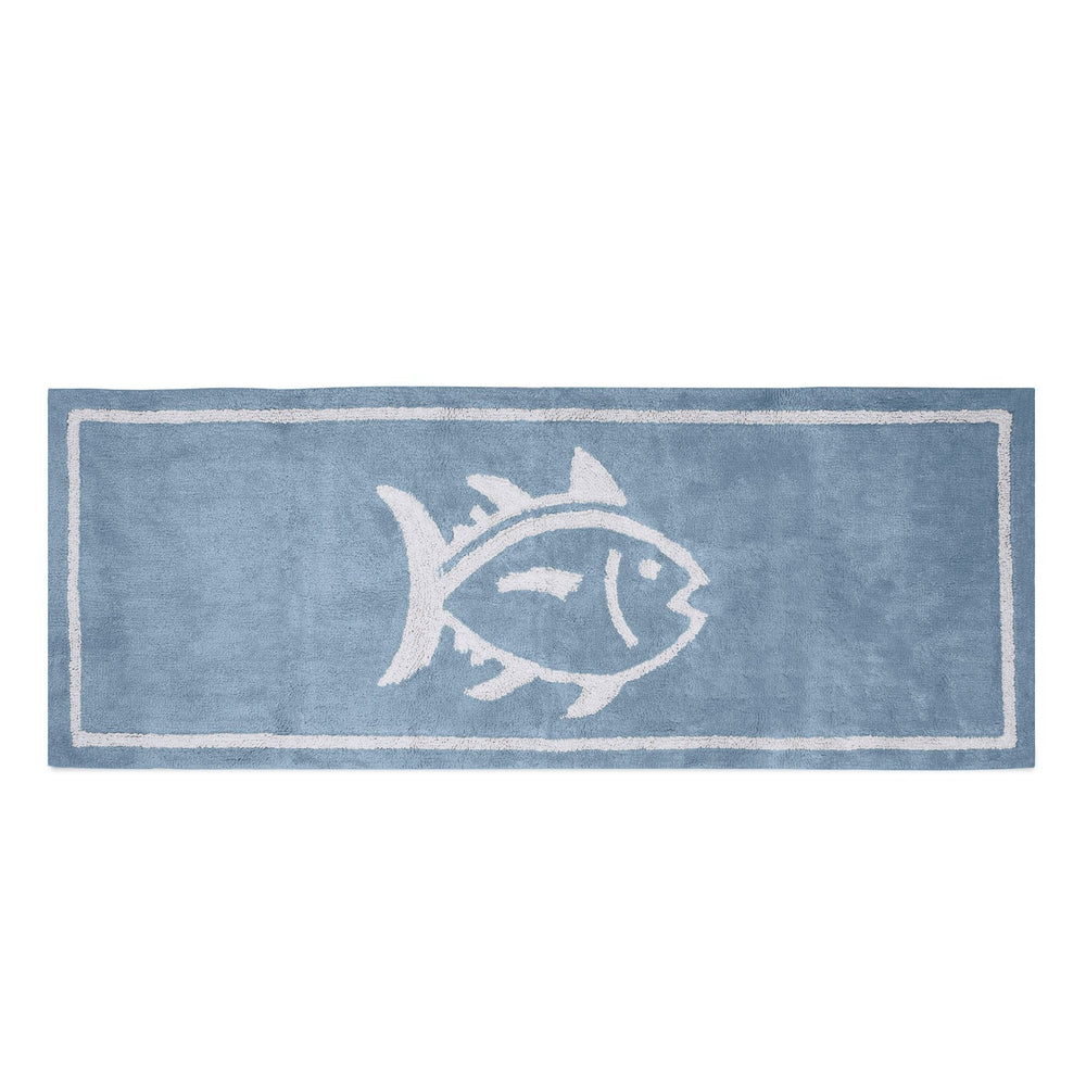 The front of the Southern Tide Skipjack Bath Runner - Little Boy Blue