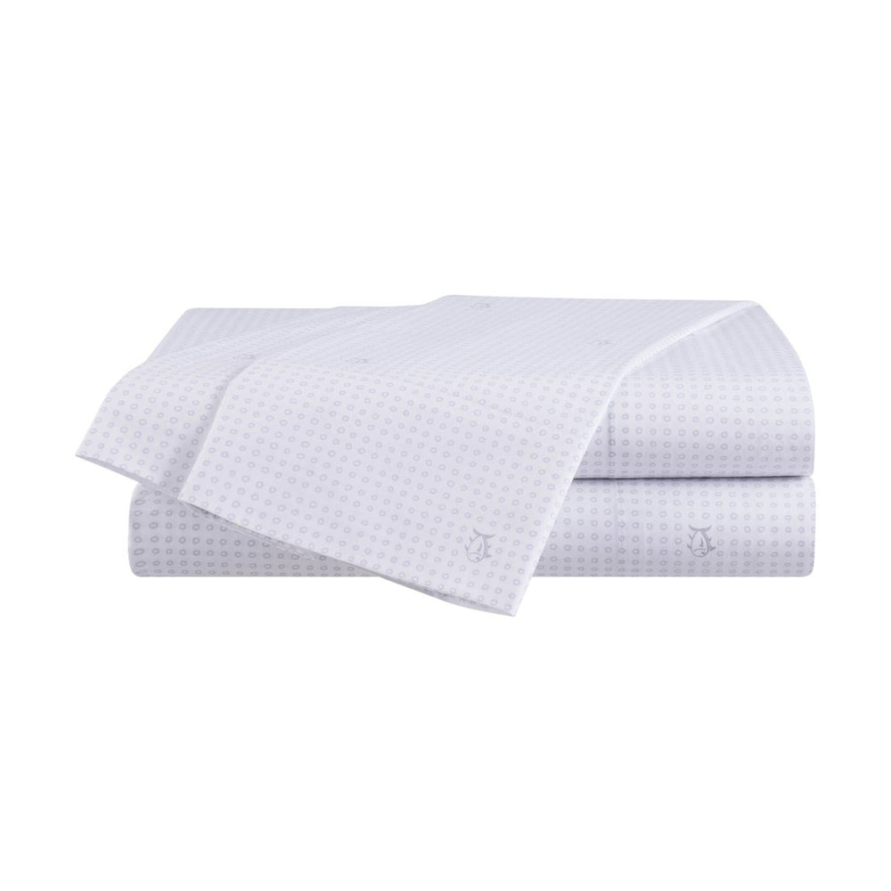 The set view of the Southern Tide Skipjack Bubbles Gray Sheet Set by Southern Tide - Gray