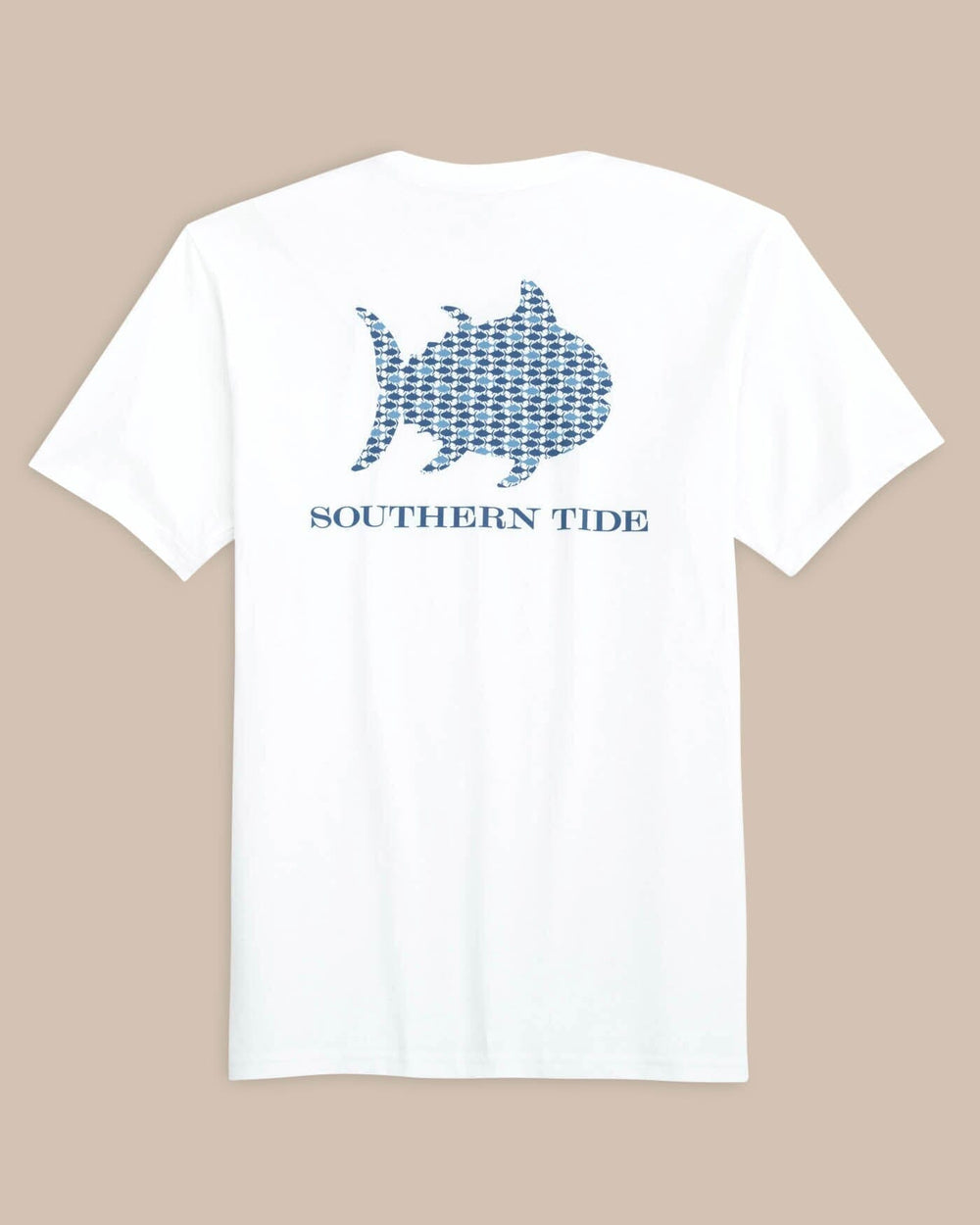 The back view of the Southern Tide Skipping Jacks T-Shirt by Southern Tide - Classic White