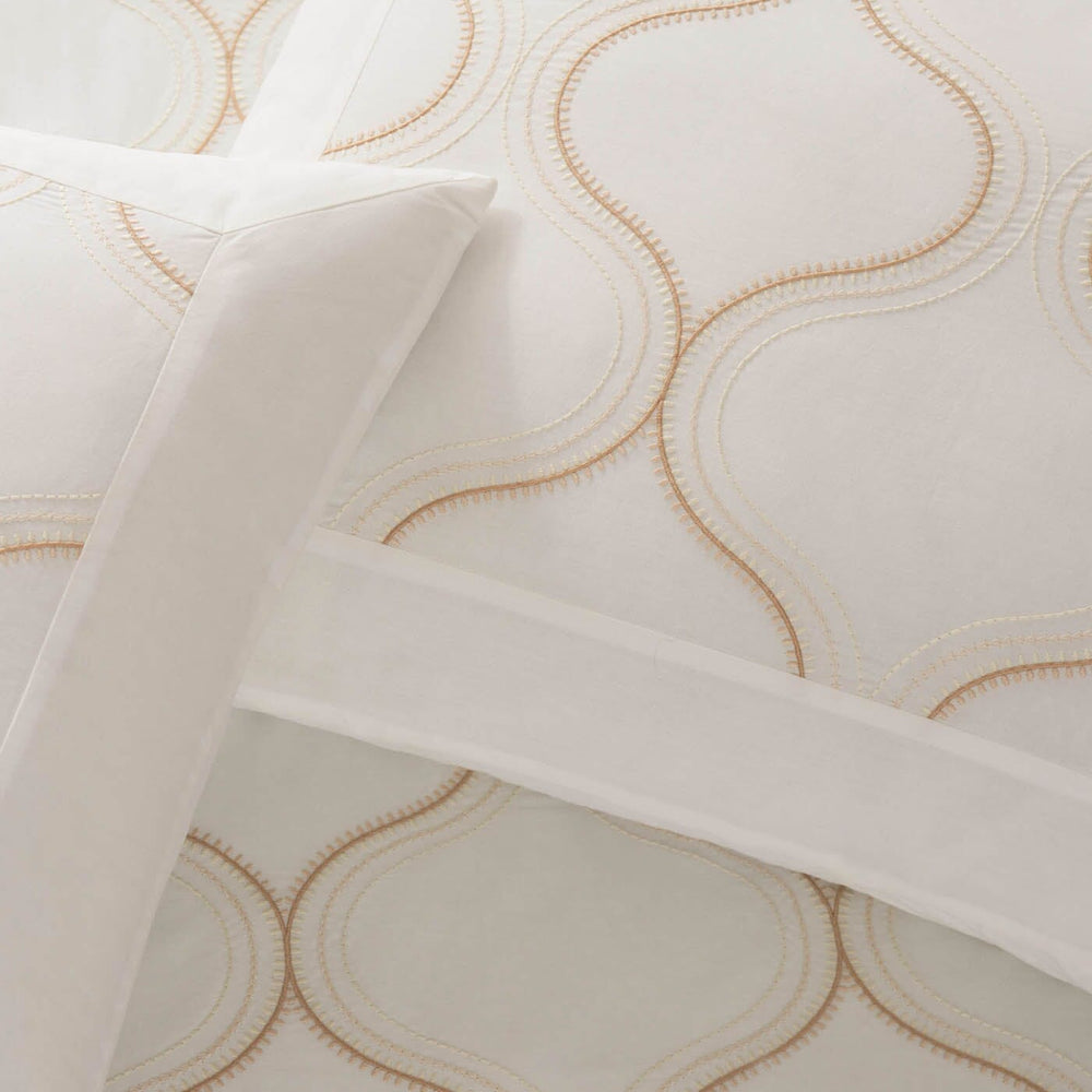 The front view of the Southern Tide Southern Tide Hartsville Sand Comforter Set by Southern Tide - Sand
