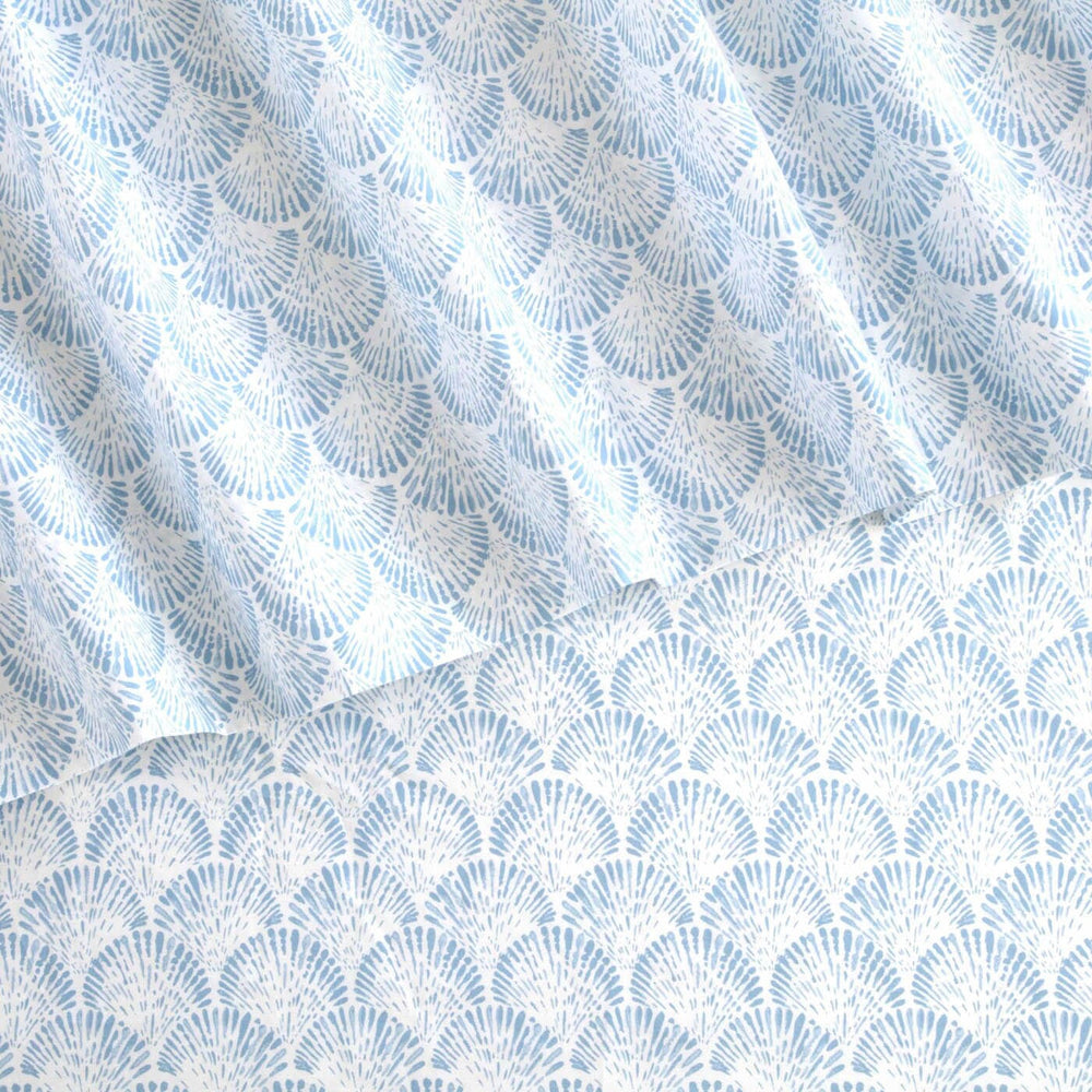The front view of the Southern Tide Southern Tide Landry Blue Sheet Set by Southern Tide - Blue