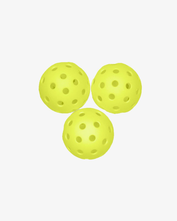 The front view of the Southern Tide Southern Tide Pickleballs Set by Southern Tide - Green