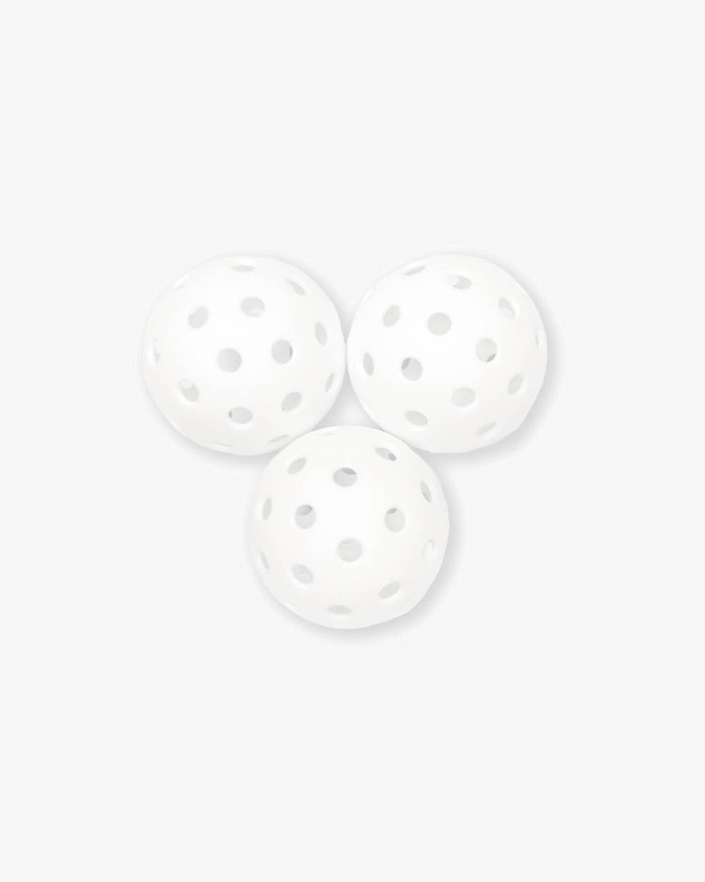 The front view of the Southern Tide Southern Tide Pickleballs Set by Southern Tide - White