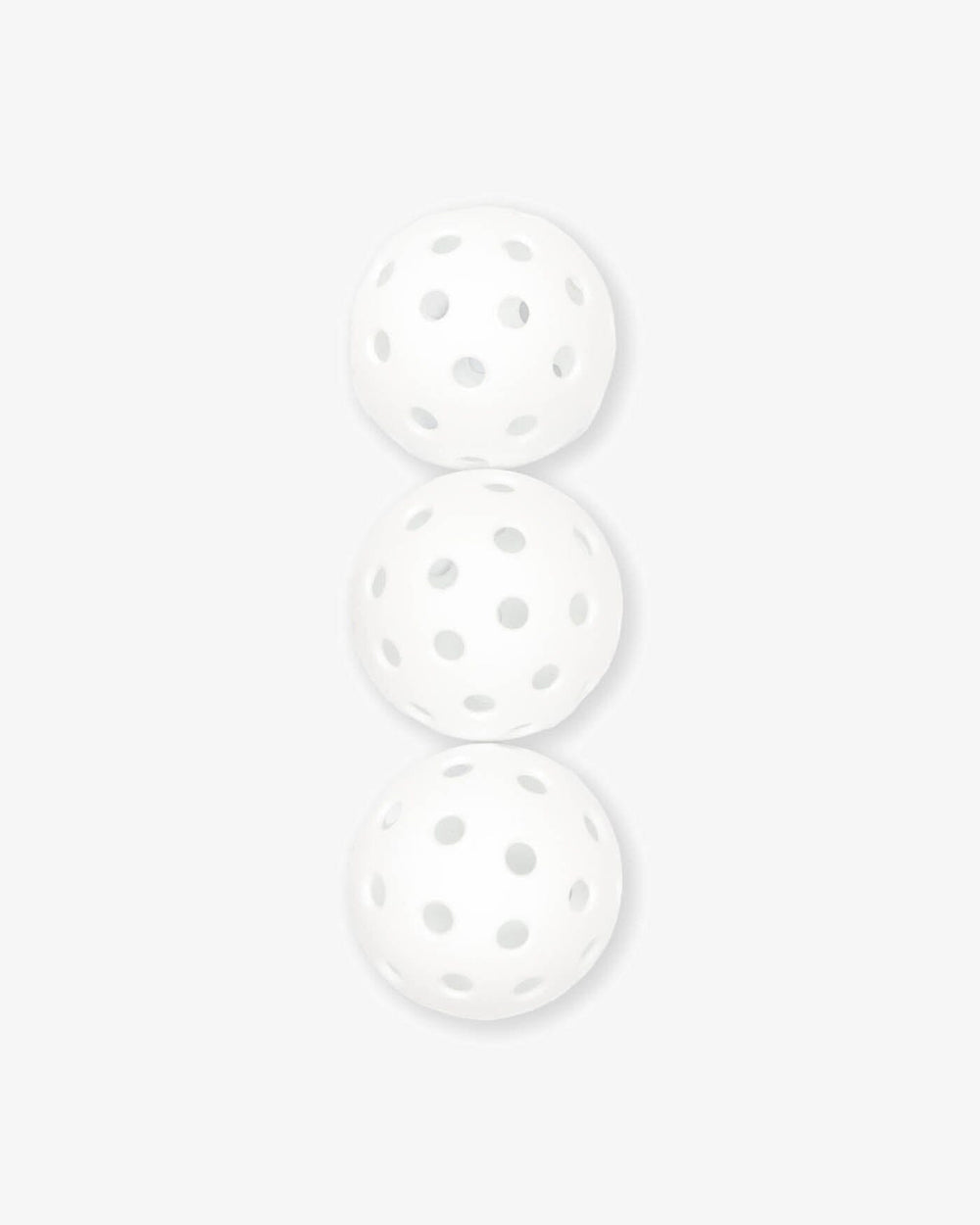 The front view of the Southern Tide Southern Tide Pickleballs Set by Southern Tide - White